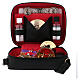 Mass kit with bag in leather, lined with red fabric s3