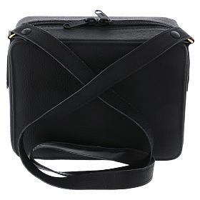 Bolso de cuero kit celebración misa forro rojo s7