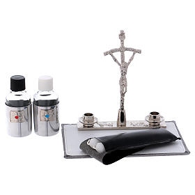 Komplet liturgiczny do mszy Torba ze skóry podszewka czerwona s4