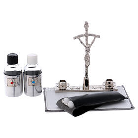 Leather case with mass kit and red lining s4