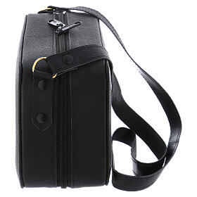 Mass kit with leather bag, lined with grey fabric s8