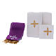 Bolsa tiracolo em couro Artigos para Celebração Eucarística Cálice e Crucifixo s5