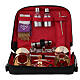 Mass kit with leather bag, lined with red fabric s1