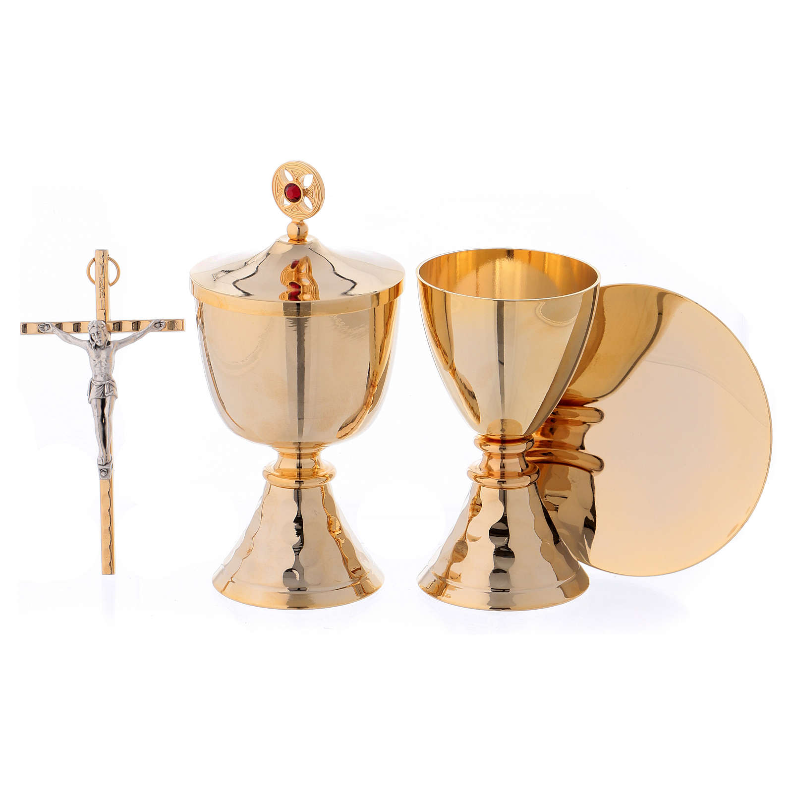 Borsello pelle colore rosso per messe e celebrazioni 3