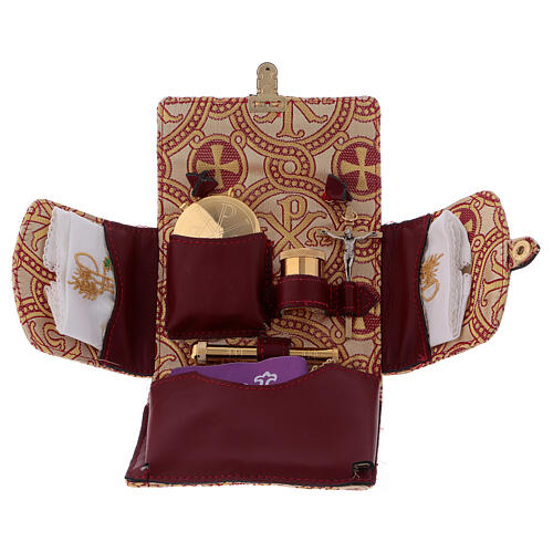Brocade shoulder bag with mass kit 1