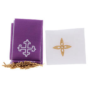 Versehetui schwarzen Leder Stola und Aspergill s4