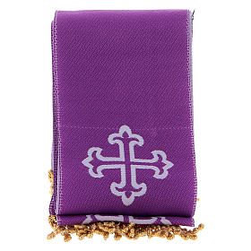 Astuccio portaviatico interno raso rosso esterno vera pelle  s3