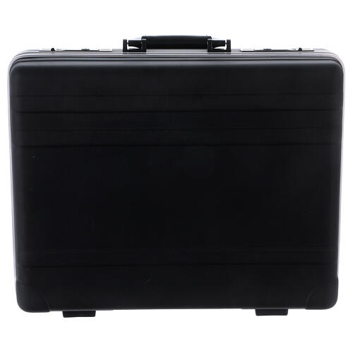Plastic and metal briefcase with mass kit and thermoformed lining 6
