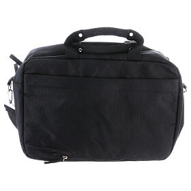 Soft computer bag in technical fabric with adjustable shoulder belt s6