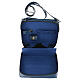 Travel mass kit bag of bleu leather with shoudel belt s9