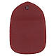 Burgundy leather rosary case made in Italy s3