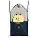 Pyx with blue leather bag and IHS decoration s1