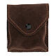 Pyx with brown suede bag and IHS decoration s4