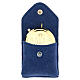 Pyx with blue suede bag and IHS decoration s1