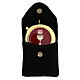 Pyx with black suede bag and decoration s1