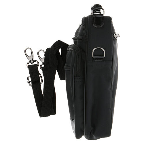 Shoulder bag for mass kit waterproof black technical fabric 11