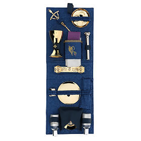 Sacoche pour célébrations imperméable noire et bleu s2