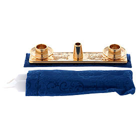 Sacoche pour célébrations imperméable noire et bleu s8