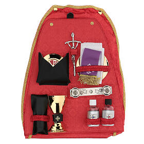 Mass kit with waterproof backpack, 24K golden brass items