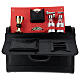 Travel mass kit case in artificial leather and silk s1