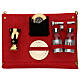 Travel mass kit case in artificial leather and silk s2