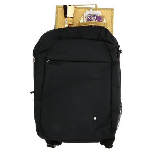 Celebration backpack with interior in yellow back jacquard. 1