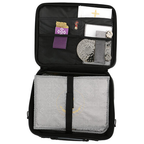 Small computer bag with Mass kit, grey fabric 10