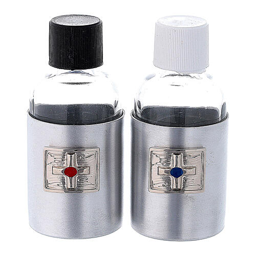 Mass kit leather bum bag, lined with red satin 8