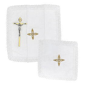 Marsupio per celebrazione jacquard rosso s9