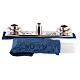 Borsello in pelle per celebrazione con jacquard blu s9