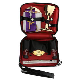 Travel Holy Mass kit, artificial leather