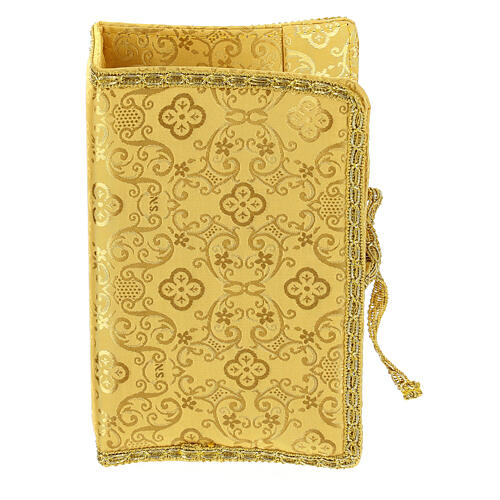 Travel mass kit case of ABS with yellow Jacquard lining 12