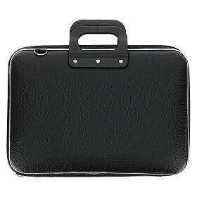Briefcase with travel mass kit, blue satin