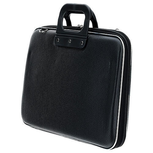 Briefcase with travel mass kit, blue satin 12