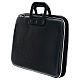 Briefcase with travel mass kit, blue satin s12