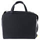 Leather handbag with shoulder belt, travel mass kit s14