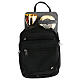 Shoulder bag with travel mass kit, technical textile and satin s1
