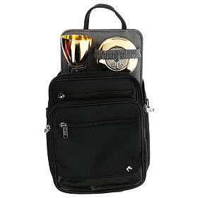 Malas de Celebração: Bolsa tiracolo para celebração eucarística de tecido técnico e cetim