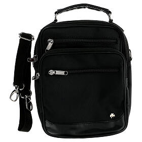 Malas de Celebração: Bolsa tiracolo para celebração eucarística de tecido técnico e cetim