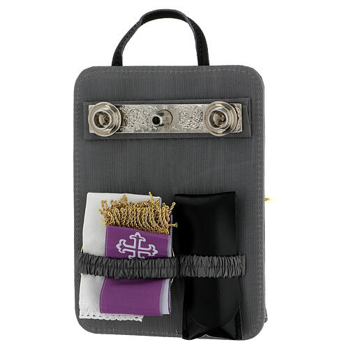 Shoulder bag for mass kit in technical fabric and silk 4