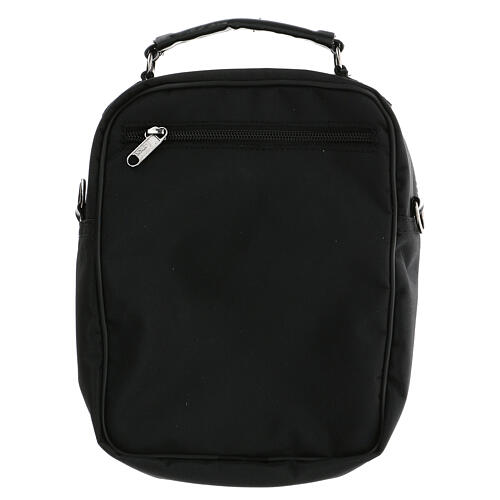 Shoulder bag for mass kit in technical fabric and silk 16