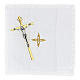 Sachet pour custode à hosties jacquard jaune custode 5.3 cm s3