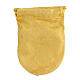 Viaticum burse in yellow Jacquard fabric 3 in pyx s6