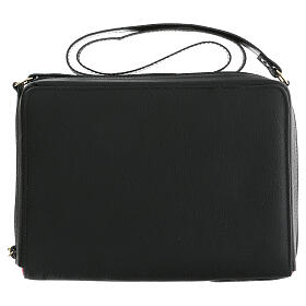 Genuine leather purse with shoulder strap 24x17x8 cm