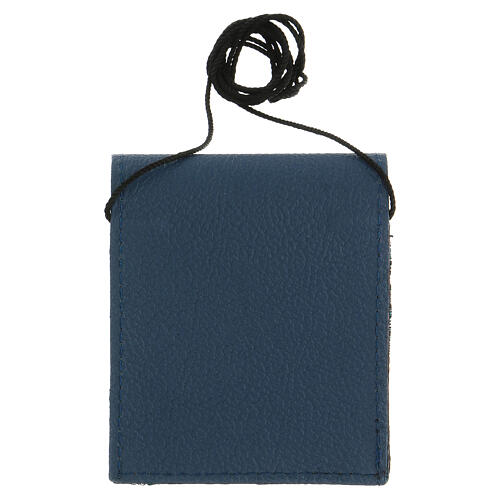 Blue case for travel Communion kit with string 5