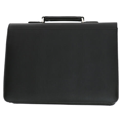 Travel mass kit black briefcase with red jacquard lining 12