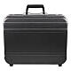Suitcase for mass celebration in black abs with red interior s4