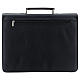 Black briefcase, The Good Shepherd, red Jacquard lining, travel mass kit s17