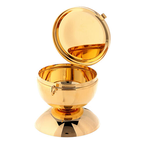 Bolso celebración de verdadero cuero negro y jacquard rojo 15x10x15 cm 5