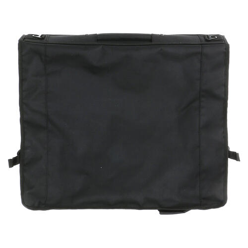 Kleidersack aus schwarzem technischen Gewebe, 60x50x10 cm 3